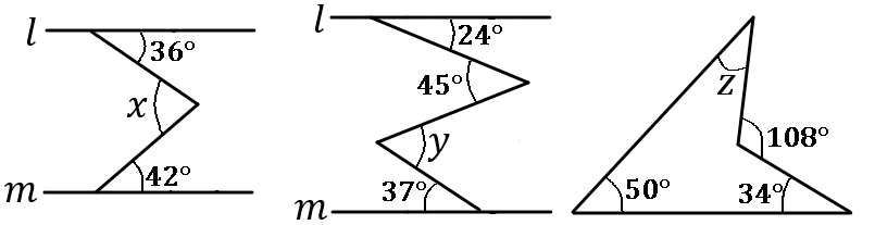 同位角錯角、三角形