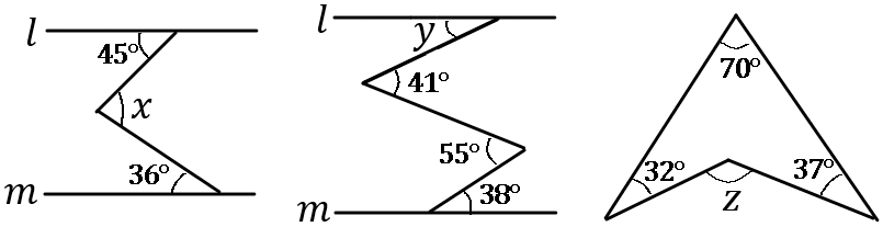 同位角錯角、三角形
